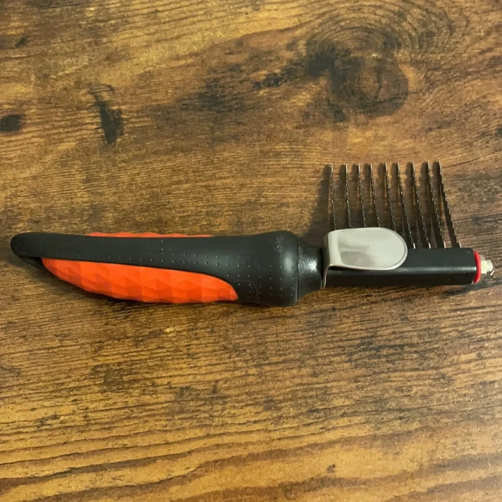 Dog fur comb for curly hair